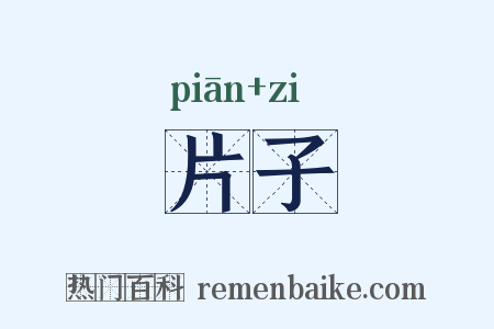 片子是什么意思的图片